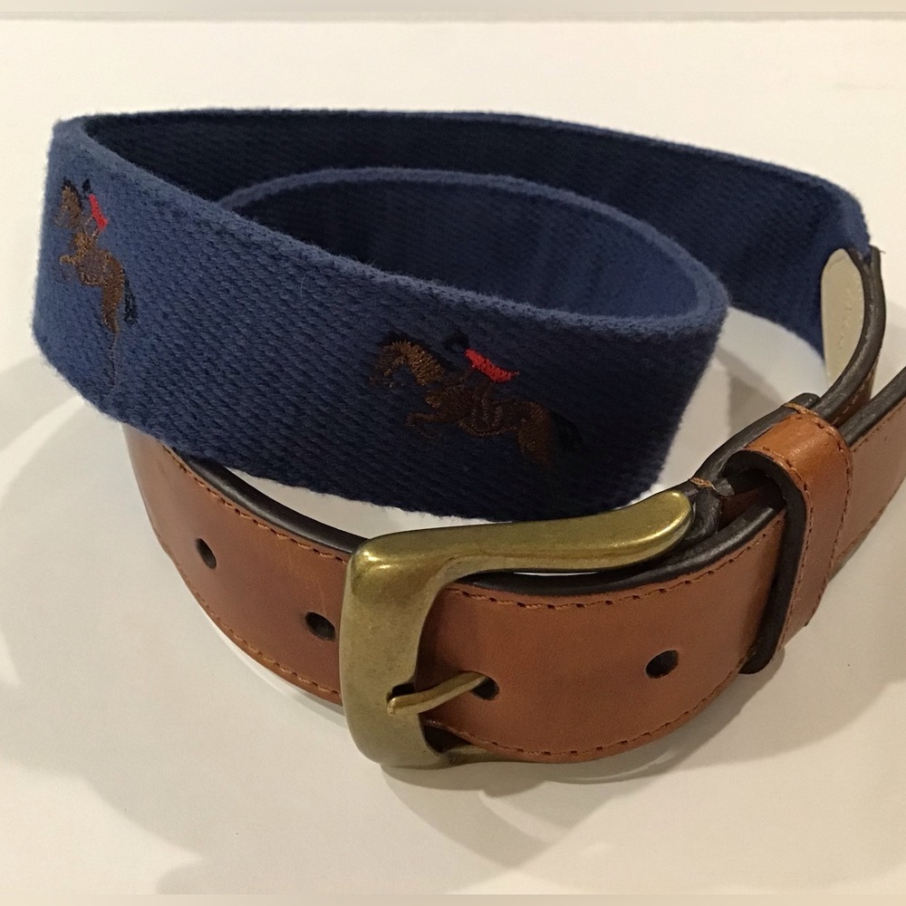 J McLaughlin Equestrian Horse Belt Size 32